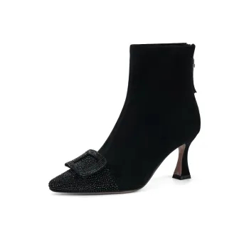 ELLE Ankle Boots Women's Khaki/Black