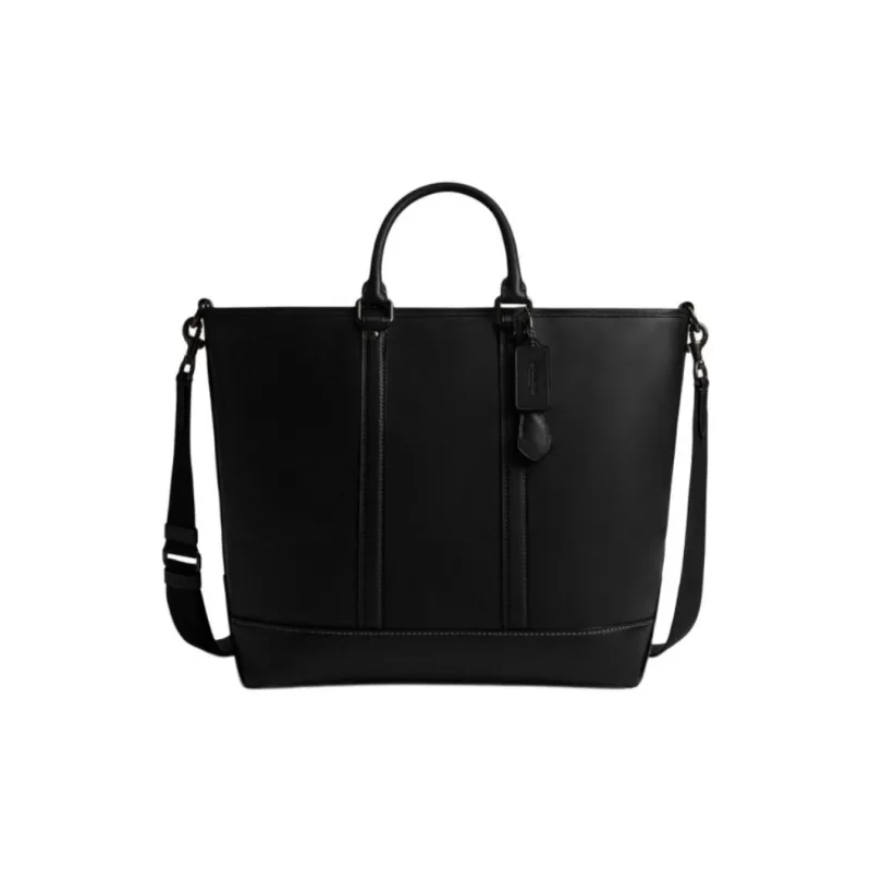COACH MetropolitanCarryall Cow Leather One Shoulder Handbag Tubas Men's Black-0