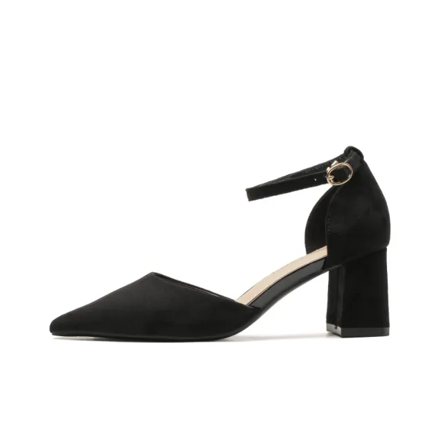 HKCP Chunky Heel High Heels 6.5cm Women's-6