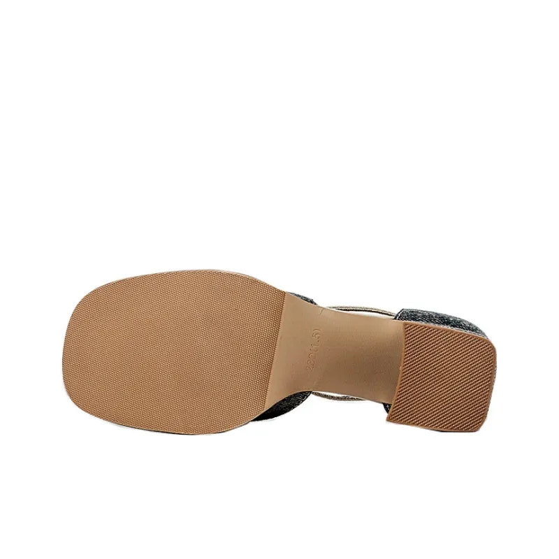 Wonderful Couple Chunky Heel High Heels 6cm Women's-14