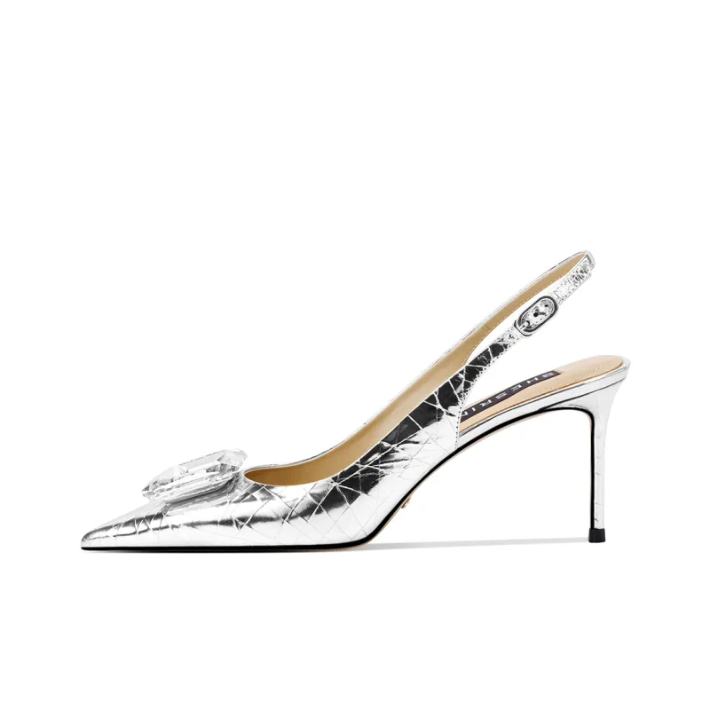 Shesrim Slim Heel High Heels 7.5cm Women's-8