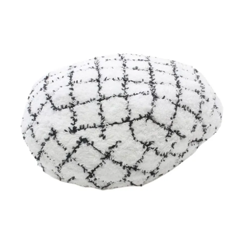 CHANEL 1986-1988 Tweed Beret-1