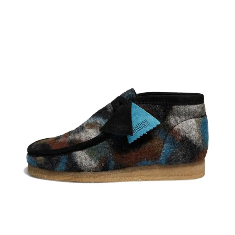 Clarks Originals Wallabee Boot Black Wool-0