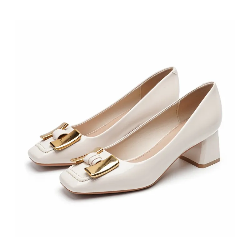 Zubumei Chunky Heel High Heels 5cm Women's-7