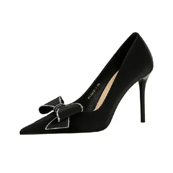 BIGTREE Slim Heel High Heels 10cm Women's
