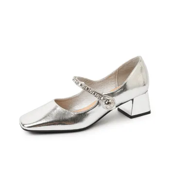 Beijiani Chunky Heel High Heels 4.5CM Women's
