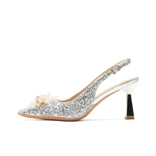 Ainer cat Slim Heel High Heels 7.5cm Women's