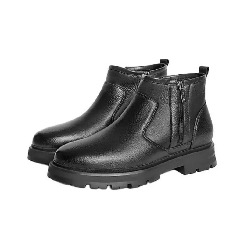 BELLE Ankle Boots 3.5cm Men's Black-2