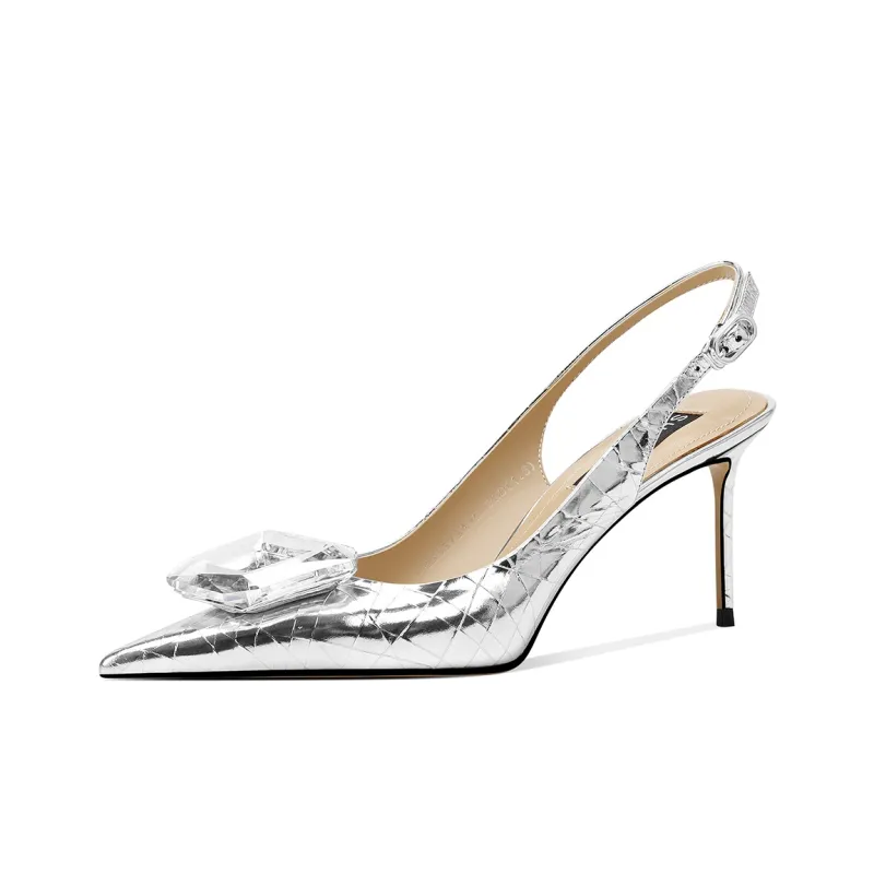 Shesrim Slim Heel High Heels 7.5cm Women's-9