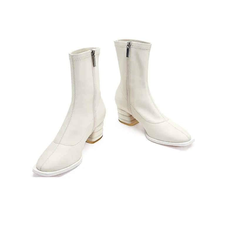 CICIFOR Xixi Furong Ankle Boots Women's White-3