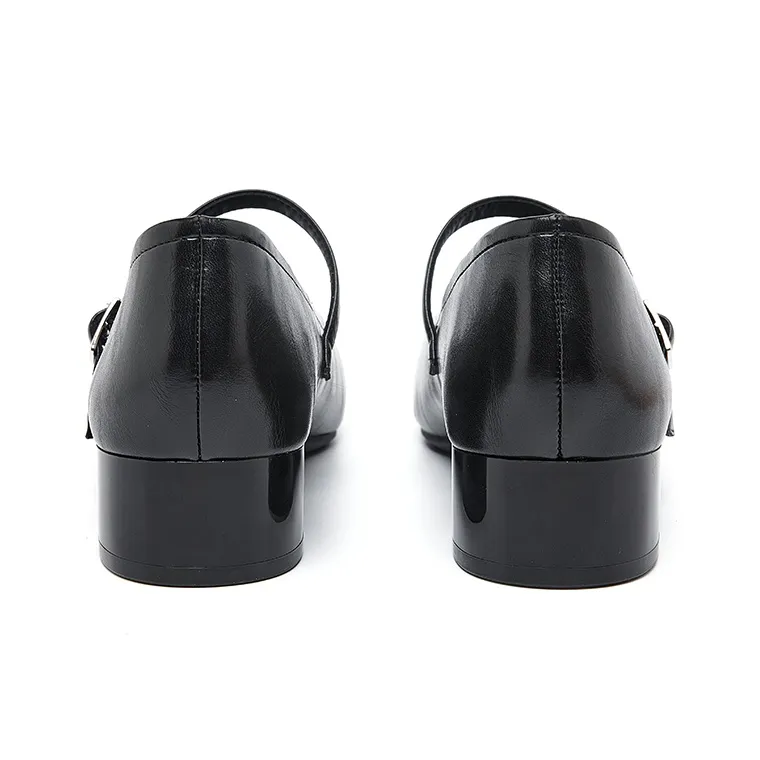 HLA Block Heel High Heels 3cm Women's-12