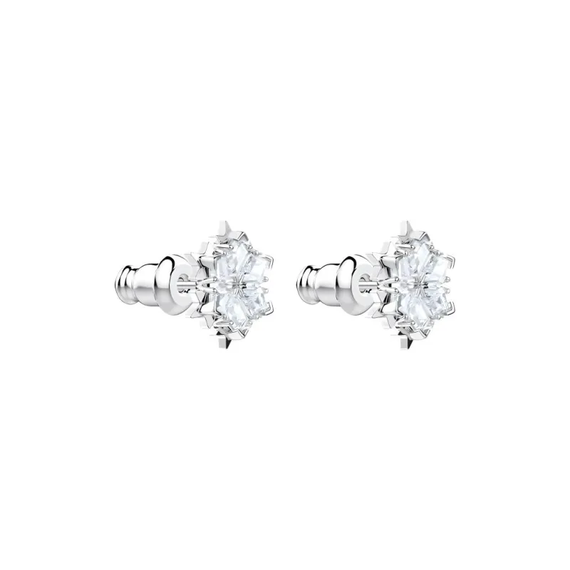 Swarovski Artificial Crystal Earrings Women's White-2