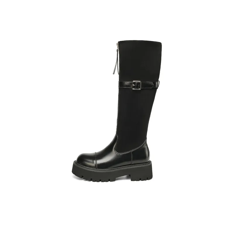 EBLAN Knee high Boots Women's Black-0