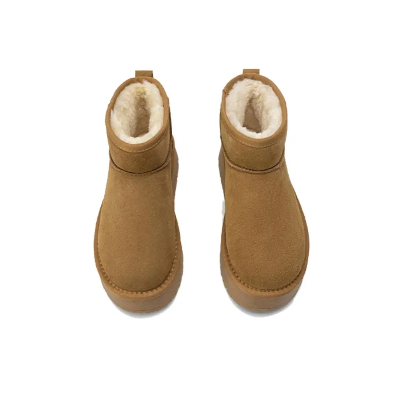 TOOMANYSHOES Short Warm Snow Boots Women's-3