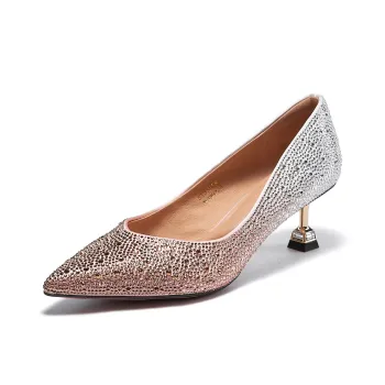 ST&SAT Wedding Shoes For Couples Slim Heel High Heels 5.5cm Women's
