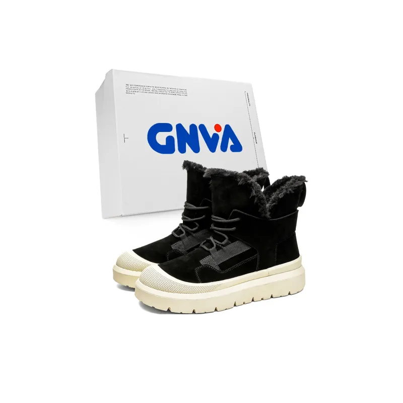 GNVA Snow Boots Unisex Chestnut/Black/Khaki-5