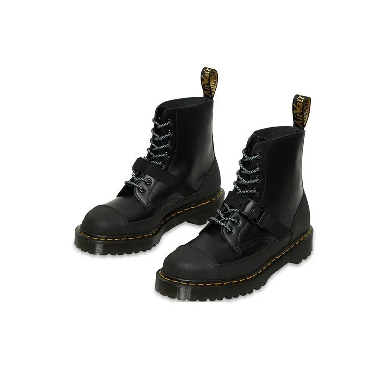 Dr.Martens 1460 Bex Tech Made In England Leather Lace Up Boots 'Black'-3