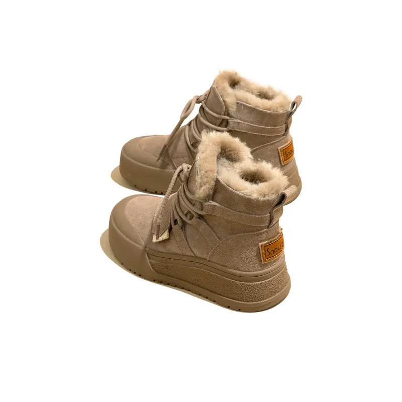 SNOWELF Warm Height Increasing Coverage Short Snow Boots Women's-7