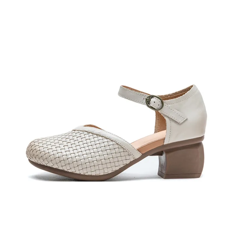 Jay Chunky Heel High Heels 5.5cm Women's-4