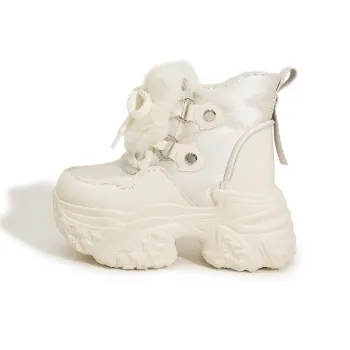 Milan Love Song Warm Height Increasing Short Snow Boots Women's