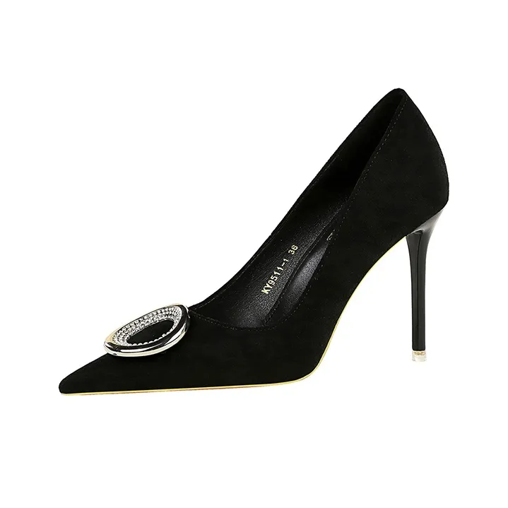 BIGTREE Slim Heel High Heels Women's-0