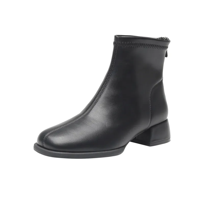 DUSTO Ankle Boots Women's Black/Coffee-0