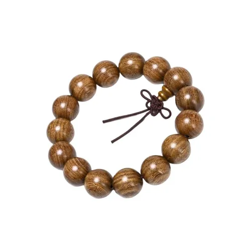 Blooming Petals Golden Sandalwood Bracelets Unisex