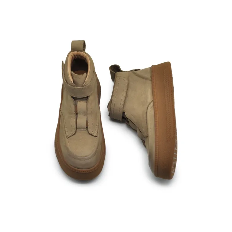 ARTMU Ankle Boots Women's Light Gray/Brown Coffee-3