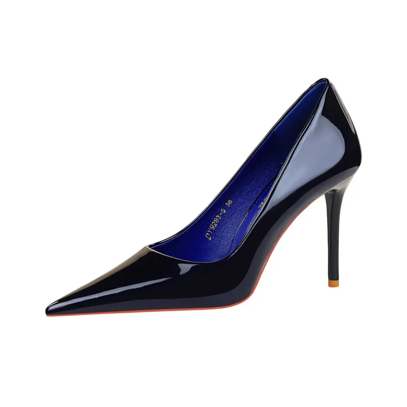 Dunnu Slim Heel High Heels 9.5CM Women's-7
