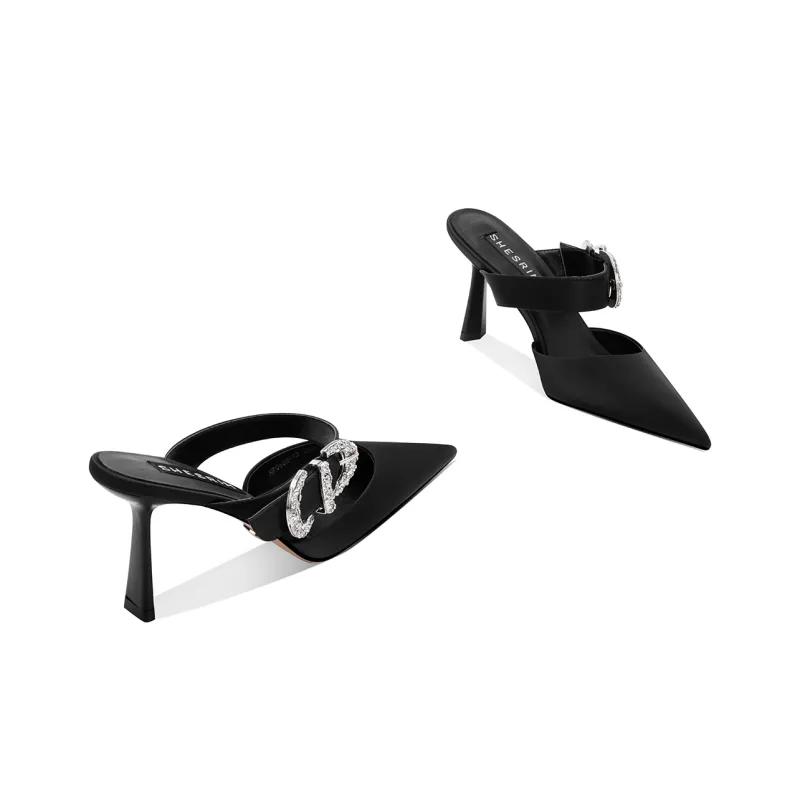 Shesrim High Heels Women's Gray/Black-2