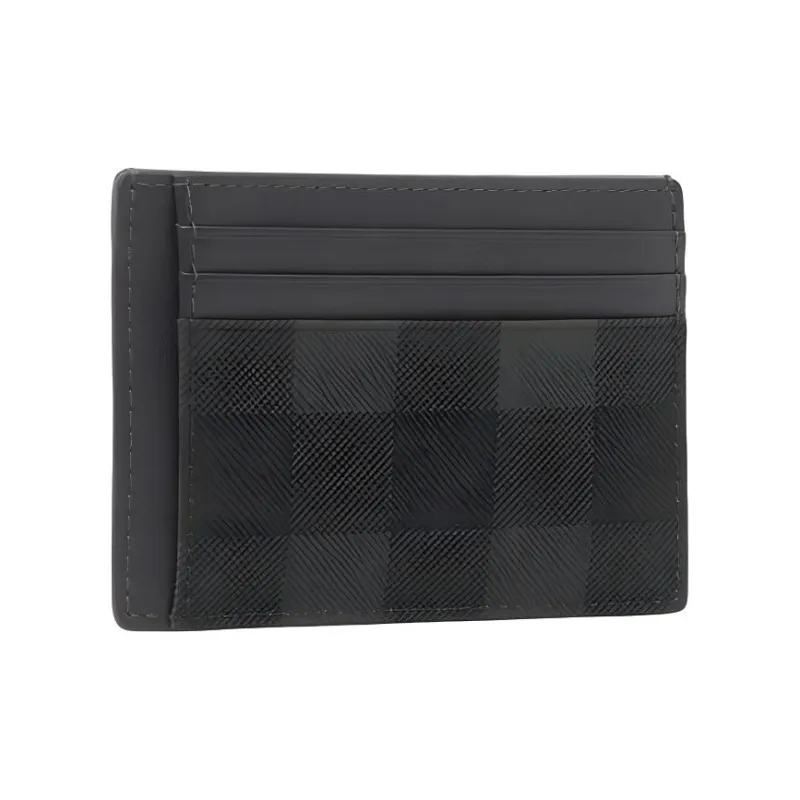 Burberry Leather Wallet Men's Gray-1