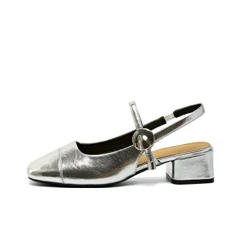 15 MINS Block Heel High Heels 4cm Women's
