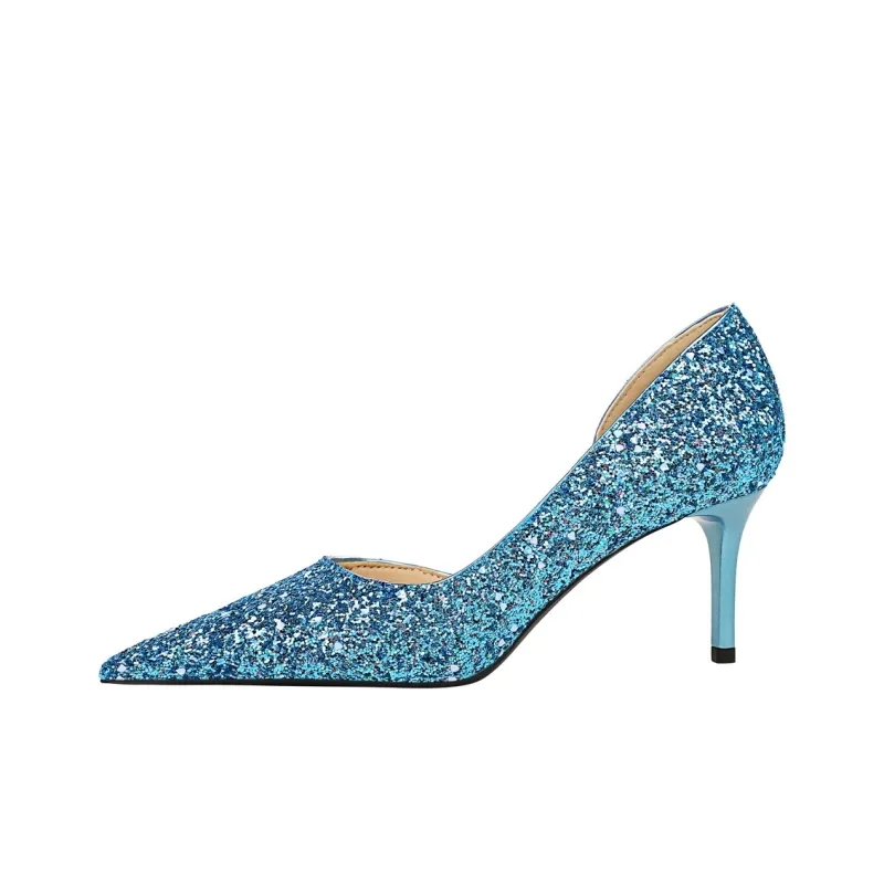 QITUMAUL Slim Heel High Heels 10.5cm Women's-7