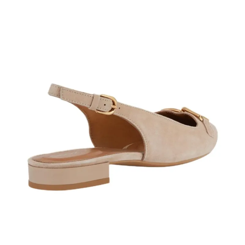 GEOX Chunky Heel High Heels 3cm Women's Nude Pink-5