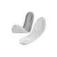 White Gray[1 Pack]Antibacterial Odor-Resistant | Super Soft Pain Relief