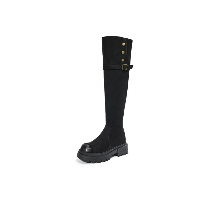 EBLAN Knee-high Boots Women's Umber-12