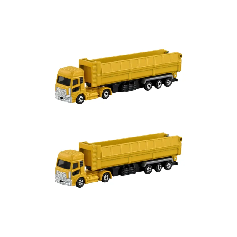 TAKARA TOMY Car Model Size 147 Long Engineering UD Self Dump Transport Truck Assembled Models-2