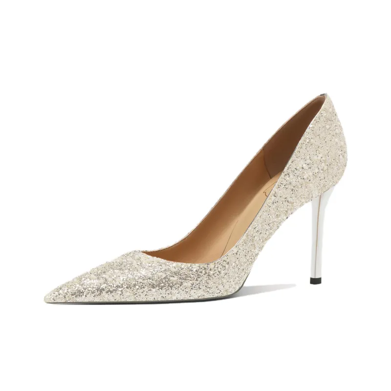 Zubumei Slim Heel High Heels 8cm Women's-9