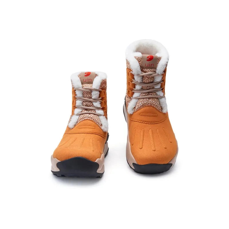 U.IN Plants & Flowers Snow Boots Women's Purple/Dark Gray/Orange-16