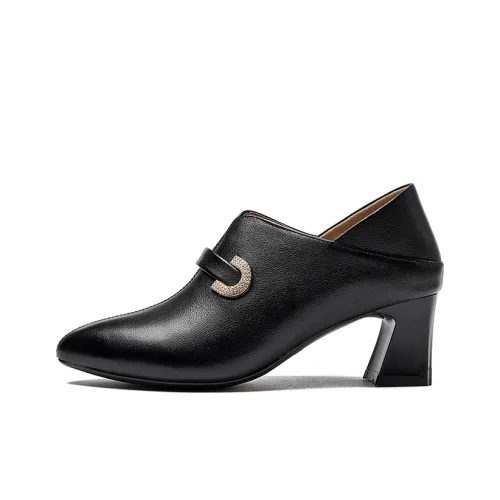Rich Birds Chunky Heel High Heels Women's