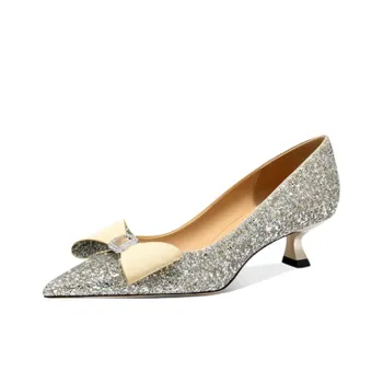 JESSICA SOPHIA Block Heel High Heels 4cm Women's