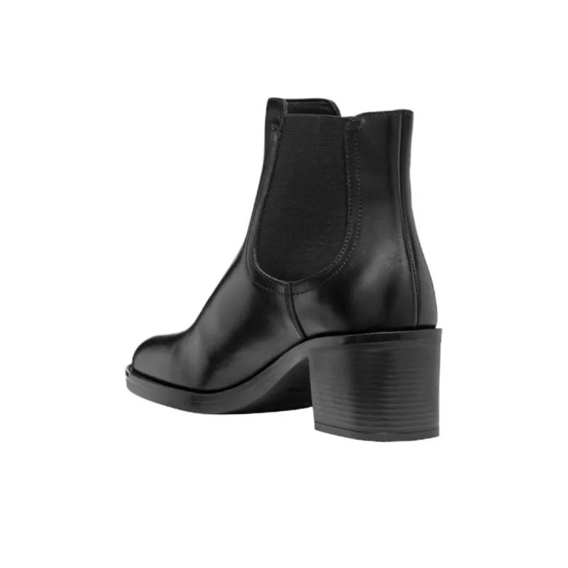 GEOX Serilda 60 Short Chelsea Boots 6CM Women's Black-6