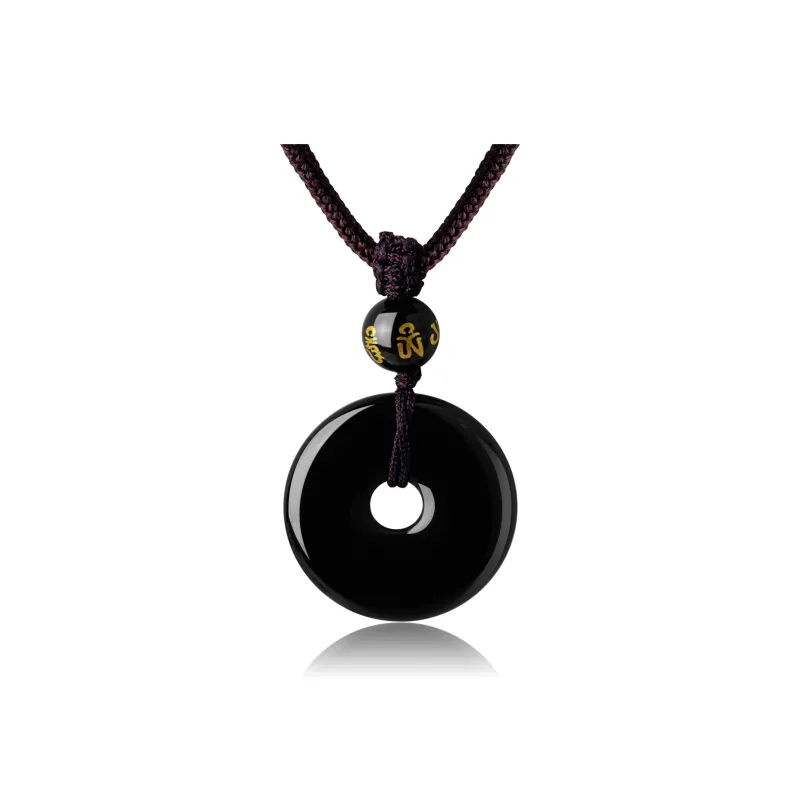 Lao Feng Xiang Agate Necklaces Unisex-0