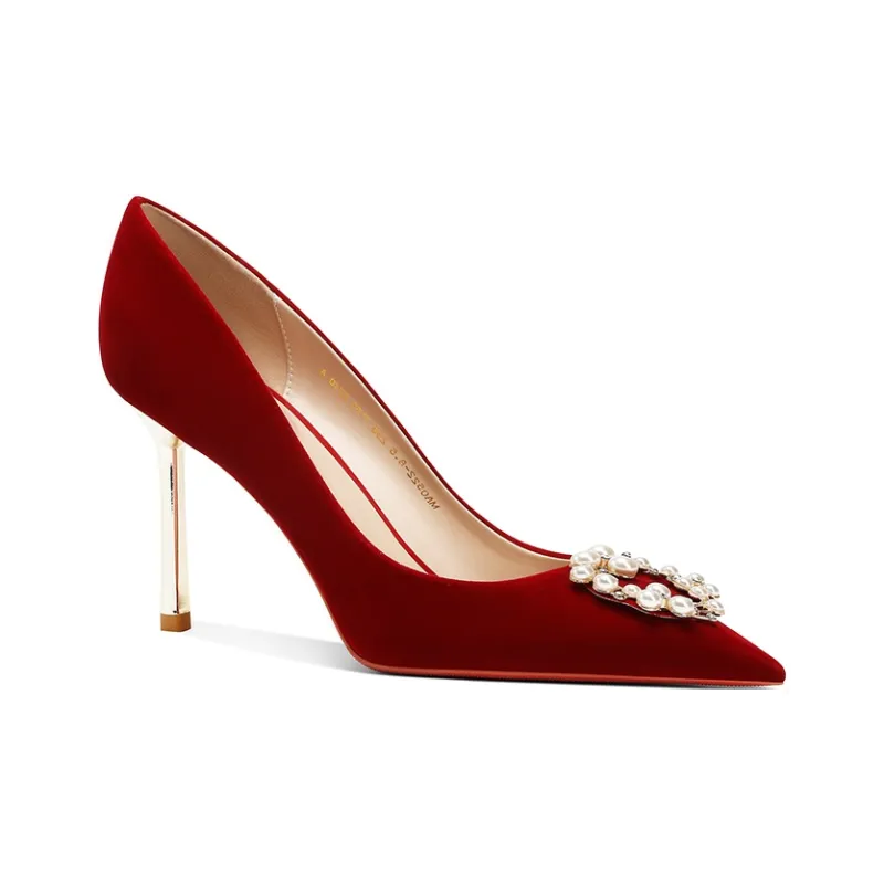 MEIAI Slim Heel High Heels 6.5cm Women's-1