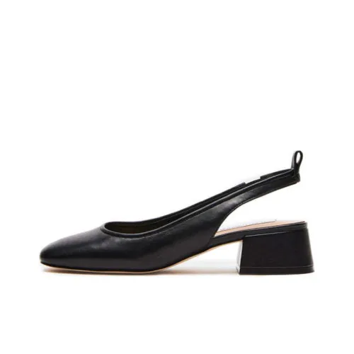 STEVE MADDEN SMITTEN Chunky Heel High Heels 4.5cm Women's Black