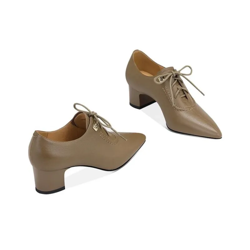 JESSICA SOPHIA Chunky Heel High Heels 4.5cm Women's-4