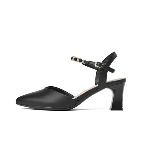 JOSINY Chunky Heel High Heels 6.5cm Women's