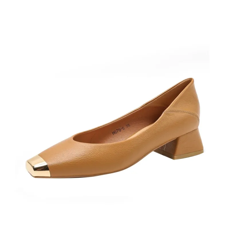 Bamiti Chunky Heel High Heels Women's-9