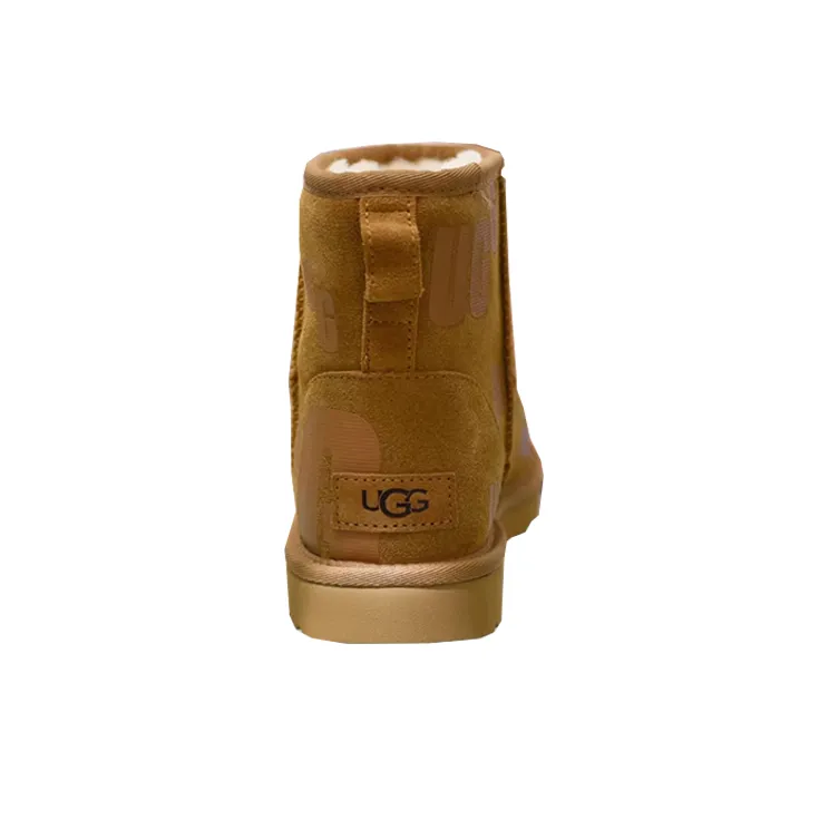 UGG Classic Mini Scatter Graphic 'Chestnut'-3