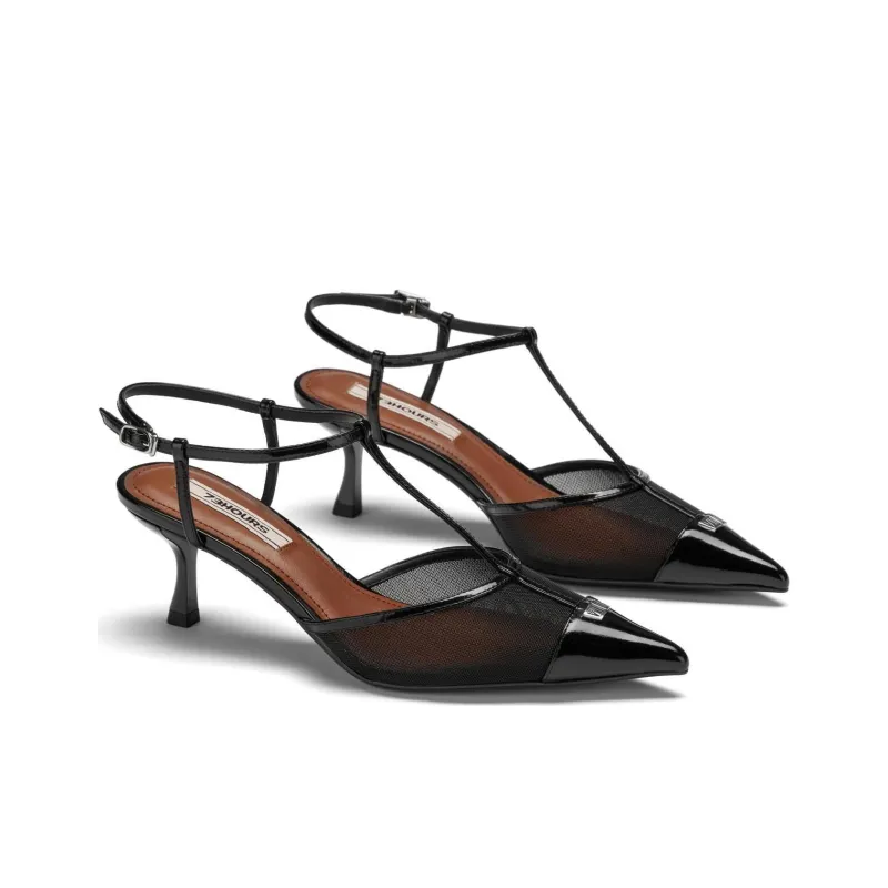 73Hours Skirt Hem Style High Heels Women's-2